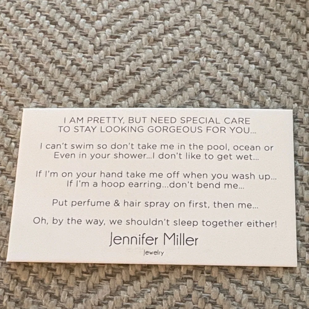 Jennifer Miller Silver Heart Pendant Necklace - NWT - Picture 4 of 4